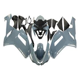 Fwzx6r-2007-43 Sportfairings #moon For Kawasaki Cement Grey Fairings Ninja Zx6r Zx600p 2007 2008 Bodywork Cover Kit