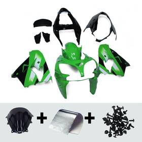 Fwzx9r-2002-09 Sportfairings Green Black Bodywork For Kawasaki Ninja Zx9r 02 03 Zx-9r 2002 2003 Abs Fairings