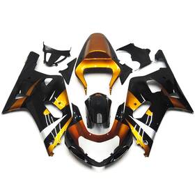 Gsxr600-2000-17 Sportfairings Orange Black Fairing Kit For Suzuki 2000-2003 Gsxr600 Gsxr750 Injection Bodywork