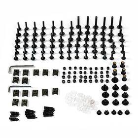Mon-24 Sportfairings Jxlbolt-black #mon-24 Complete Fairing Bolts Kit For Kawasaki Ninja Zx9r 1998 99 00 01 02 2003 Screws
