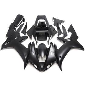 R12002-26 Sportfairings Matte Black Bodywork For Yamaha Yzf1000 R1 2002 2003 02 03 Abs Injection Fairing
