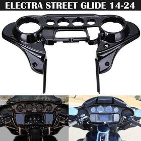 Sj-hl1584-076 Sportfairings #sjyimopk3 Vivid Black Batwing Inner Fairing For Harley Touring Electra Street Glide 2014