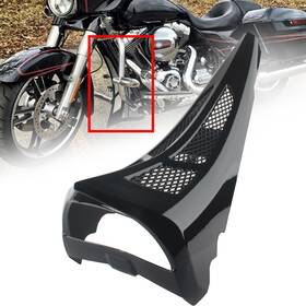 Sl-bxz-008 Sportfairings #pkxy03 Gloss Black Chin Spoiler Scoop Fit For 2014-2023 Harley Road Street Glide Flhx