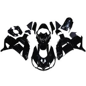 Sportfairings Zx14r 2006-1 #wlm Abs Black Fairing Kit For Kawasaki 2006 2007 08 09 10 2011 Ninja Bodywork