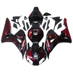 Am2025-848 Spsong #pkbiao Injection Fairing Kit For Honda 2006 2007 Cbr1000rr 06 07 Body Black Red
