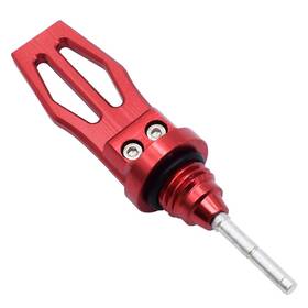 Staroncc 330000363325 Motorcycle Engine Oil Dipstick Cap Plug Cnc Crankcase Level Gauge Red