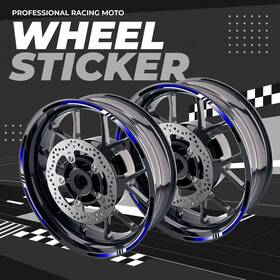 Mcrcwsap05bxxx17sn25148 Stickerbao Red 17ftft Rim Wheel Sticker Decal Strip Tape P05b For Yamaha Fjr1300