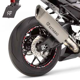 Mfa1wsaf01bxxx17us021 Stickerbao For Ducati Monster 750 97-11 10 09 Wheel Edge Rim Stickers 17 Inch F01b White