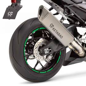 Mfa1wsas04bxxx17us120 Stickerbao For Yamaha Fzs 1000 01-16 15 14 13 Wheel Edge Rim Stickers 17 Inch S04b Yellow