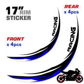 Mfa1wscs01wxxx17us029 Stickerbao For Honda Cb1300 Super Four Sp 19-24 Wheel Inner Rim Stickers 17 Inch S01w Red