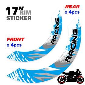 Mfa1wscs02wxxx17us032 Stickerbao For Honda Cb650f 14-20 19 18 Wheel Inner Rim Stickers 17 Inch S02w Light Green