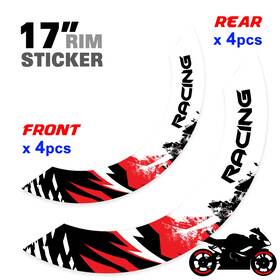 Mfa1wscs05wxxx17us024 Stickerbao For Ducati Monster 797 17-20 19 18 Wheel Inner Rim Stickers 17 Inch S05w Green
