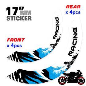 Mfa1wscs05wxxx17us057 Stickerbao For Kawasaki Ninja 650 12-24 Wheel Inner Rim Stickers 17 Inch S05w Light Aqua