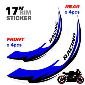 Mfa1wscs06wxxx17us032 Stickerbao For Honda Cb650f 14-20 19 18 17 16 Wheel Inner Rim Stickers Inch S06w Blue