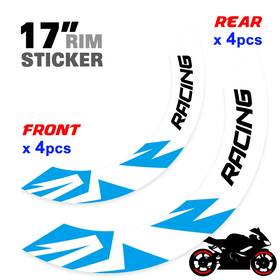 Mfa1wscs09wxxx17us025 Stickerbao For Ducati Scrambler 1100 18-21 20 Wheel Inner Rim Stickers 17 Inch S09w Green