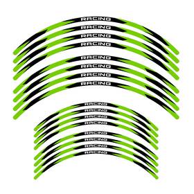 Wsar01brd2119cruksn047 Stickerbao For Kawasaki Kx250 89-07 21-23 Wheel Stickers Rim 21 Inch 19 Dirt Bike R01b Yellow