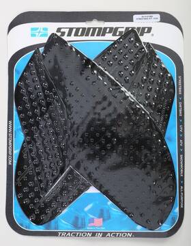 55-10-0136b Stomp Design Grip Traction Pad Tank Kit Black For Suzuki Sv650/sv650 Abs 2017