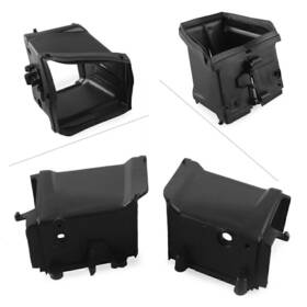 Successsss 550755762994 Fit Yamaha Yzf R6 Yzf-r6 2008-09 Fairing Ram Air Intake Tube Duct Cover Black Us