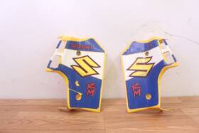 17762-14500-163 Suzuki 1986 Rm250 Left And Right Radiator Shrouds - Pair