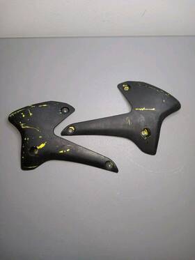 44171-08g10-019 Suzuki 2005 Drz125l Left Right Gas Tank Covers Shrouds Yellow