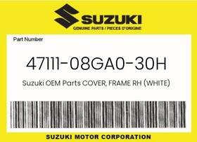 47111-08ga0-30h Suzuki Genuine Cover Frame Rh White -