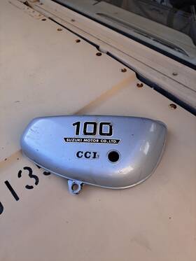47111-25610-00n Suzuki 1973 1974 1975 Tc100 Blazer Right Side Cover Panel #47111-25610-00n
