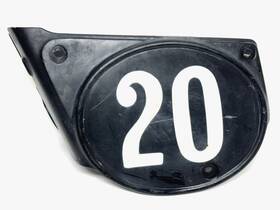 47211-28300 Suzuki 1973-75 Tm125 Left Side Cover Number Plate