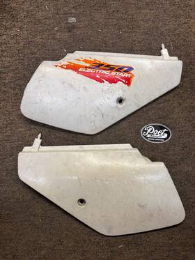 47911-15d0 Suzuki Oem 1995 Dm350es Side Panel Number Plates
