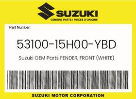 53100-15h00-ybd Suzuki Genuine Fender Front White -