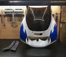 94400-17e30-0jw Suzuki Excellent Oem Front Nose Cowl Fairing 94411-17e0 Gsxr600w Gsxr750w 92-95