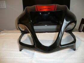 94401-15h70 Suzuki 08-18 Hayabusa Front Upper Nose Fairing Cowl Oem 94411-15h0 Small Crack