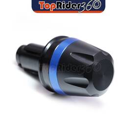 Auusbeaobbufzt522009ya Toprider360 Blue Cnc Bar End Sliders Moire For Yamaha Xj6 Diversion 09-12 11 10