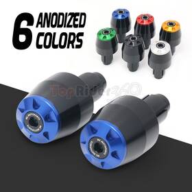 Auusbehbuhot522028ho Toprider360 Blue Cnc Bar End Sliders Storm For Honda Cbr1000rr / Abs 04-09 08 07 06 05
