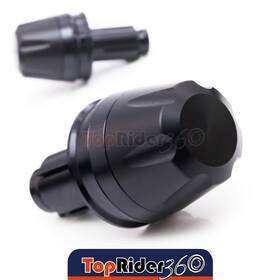 Tobeaobbkhori522032ho Toprider360 Black Handlebar Bar Ends Moire For Honda Cb 600f Hornet 07-14 13 12 11 10 09 08