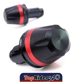 Tobeaobrdri522024su Toprider360 Red Handlebar Bar Ends Moire For Suzuki Dr-z 400 S/sm/e 07-18 17 16 15 14 13