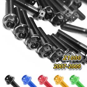 Top1enboz10000709snus001 Toprider360 Black Alternator Clutch Covers Bolts Set For Kawasaki Z1000 07 08 09