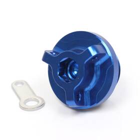 Topzocsu02xxxussn022 Toprider360 Blue Cnc Oil Filler Cap Replacement For Suzuki Gsx 600f Katana 88-06 05 04 03 02