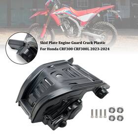 M549-a454-blk Topteng Skid Plate Engine Guard Crack Plastic For Honda Crf300 Crf300l 2023-24 Black T9