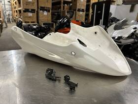 A9708099nw Triumph 11 Street Triple 675 Lower Belly Chin Fairing Crystal White