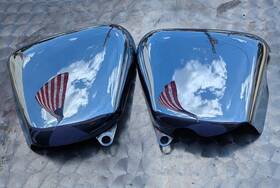 Nbcp-1089 Triumph Motone Polished Aluminum Side Covers Bonneville Scrambler And Thruxton Nbcp-1089 Triumph Motone Polished Aluminum Side Covers Bonneville Scrambler And Thruxton