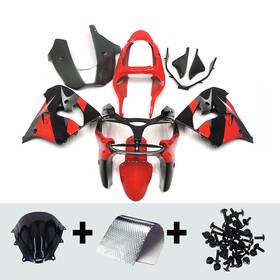 Fwzx9r-2000-17 Tuesday #katus Black Red Abs Fairings For Kawasaki Zx9r Ninja 2000 2001 Zx-9r 00 01 Bodywork