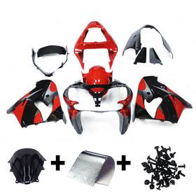 Fwzx9r-2002-08 Tuesday #katus Injection Red Black Fairing Kit For Kawasaki 2002 2003 Zx9r Ninja 02 03 Body