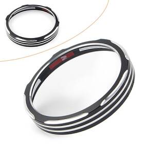 Twoagain 550753572359 Speedometer Gauge Bezel Trim Ring For Harley 883 1200 Dyna Street Bob Low Rider