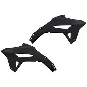 1134500078 Ufo Black Radiator Shrouds Scoops Pair Crf250r 22-24 Crf450r 21-24 450rs 23-24