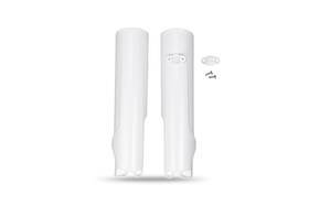 Hu04312-040 Ufo White Lower Fork Guards 22-25 Fc Fe Fe350s Fe501s Fx Tc Te Tx