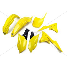 Ufo Plastics 052135096795 Body Kit - Yellow For Yamaha Yakit318-101