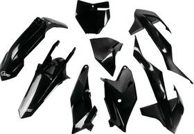 Fc21k42czg Ufo Plastics Full Body Plastic Kit Black Ktm 85 Sx 18-21