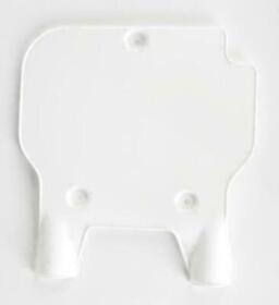 Ka02761047 Ufo Plastics Front Number Plate White Kawasaki Kx80 92-97 Big Wheel