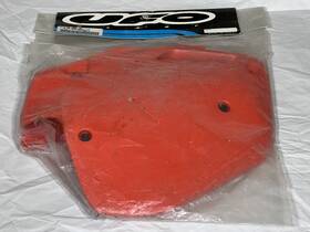 Ho02626-121 Ufo Plastics Side Cover Panel Number Plates Flash Red Orange 90 91 Cr250r Cr125r Cr500r