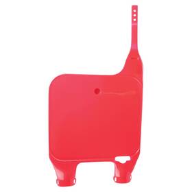Ho02629067 Ufo Plastics Front Number Plate Inverted Fork - 92-99 Cr Red